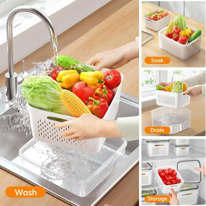 Welevplus™ Fruit & Vegetable Storage Box Set