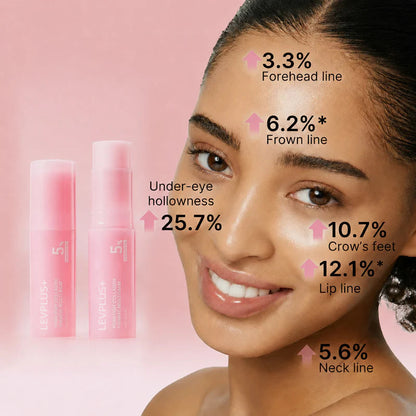 LEVPLUS Pink Collagen Volume Multi Balm - PDRN & Peptide for Plump, Firm Skin