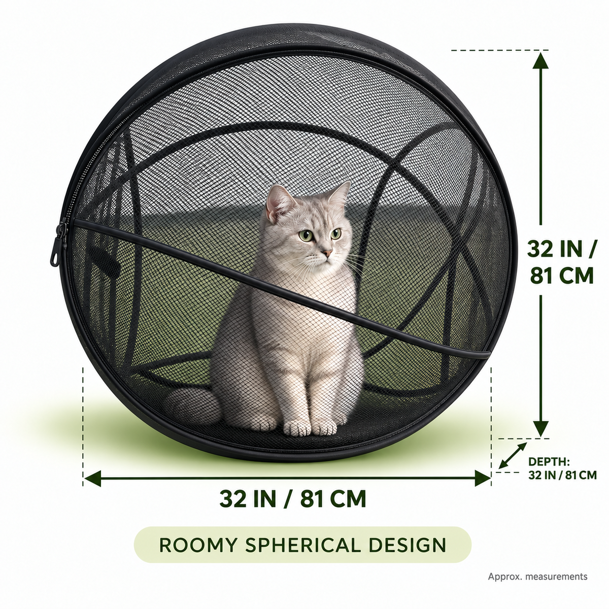 🐱🌿Portable Pop-Up Cat Playpen with Breathable Mesh and Foldable Design