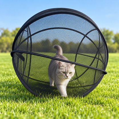 🐱🌿Portable Pop-Up Cat Playpen with Breathable Mesh and Foldable Design