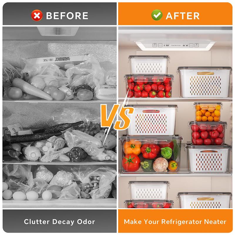 Welevplus™ Fruit & Vegetable Storage Box Set