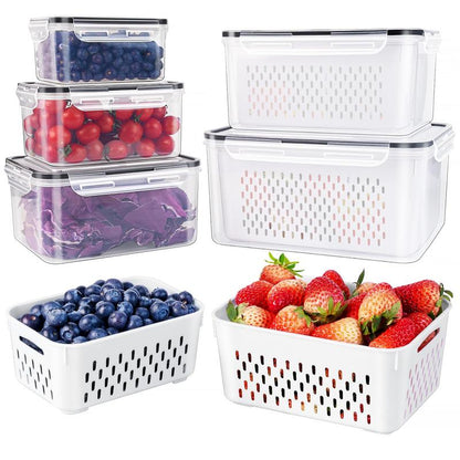 Welevplus™ Fruit & Vegetable Storage Box Set