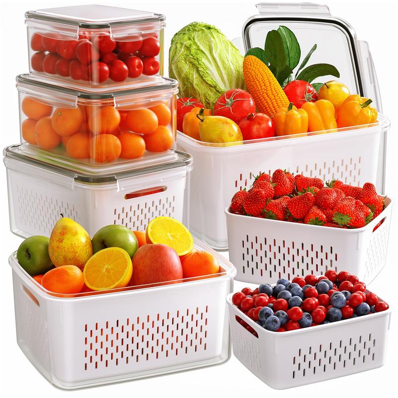 Welevplus™ Fruit & Vegetable Storage Box Set