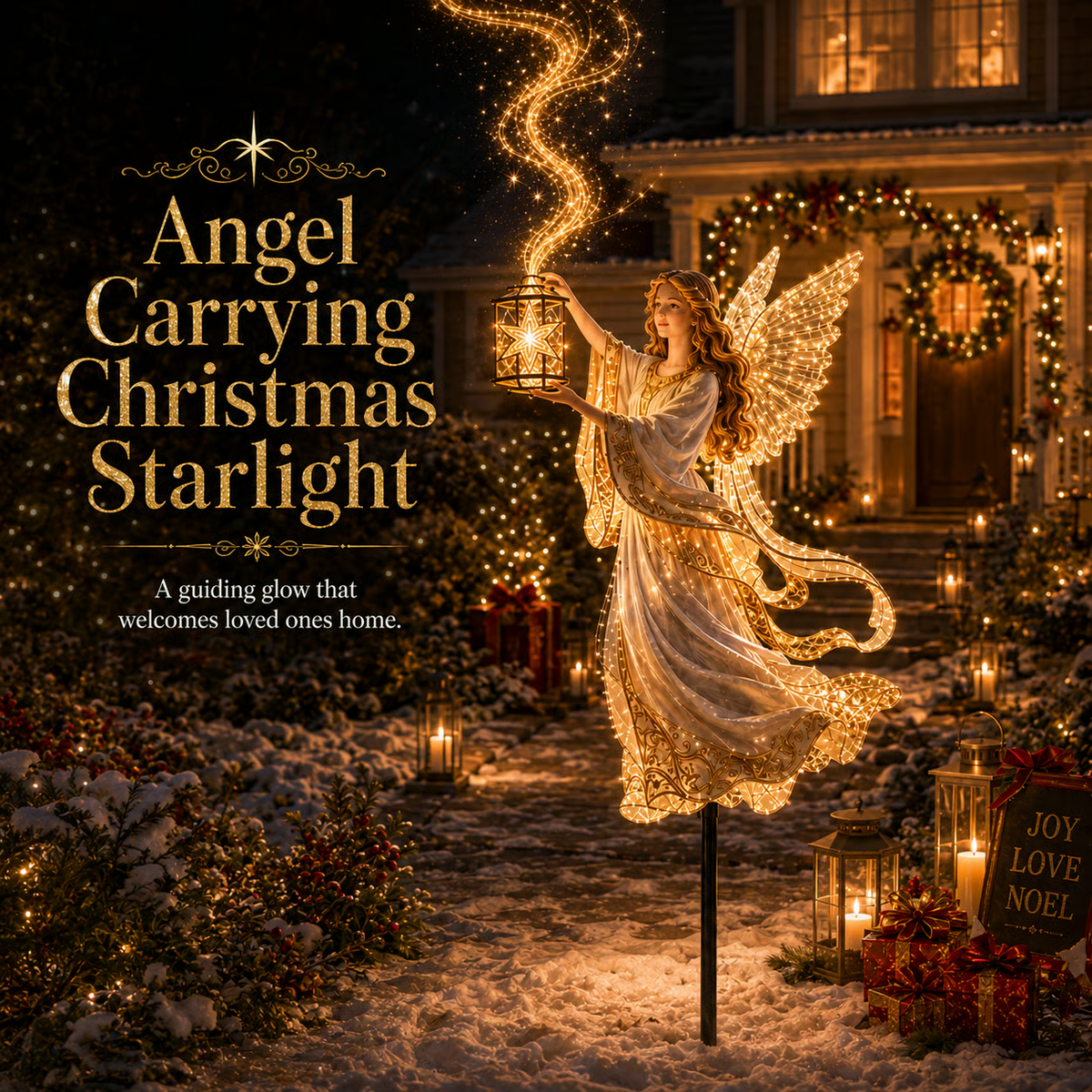 ✨Light-Up Angel Lantern Starlight Christmas Yard Stake
