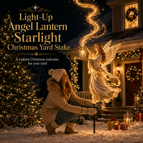 ✨Light-Up Angel Lantern Starlight Christmas Yard Stake