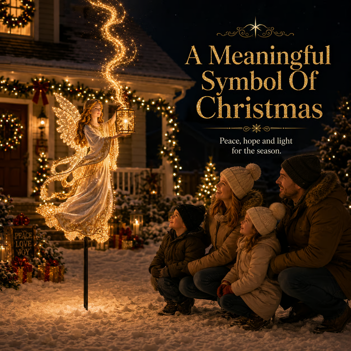 ✨Light-Up Angel Lantern Starlight Christmas Yard Stake