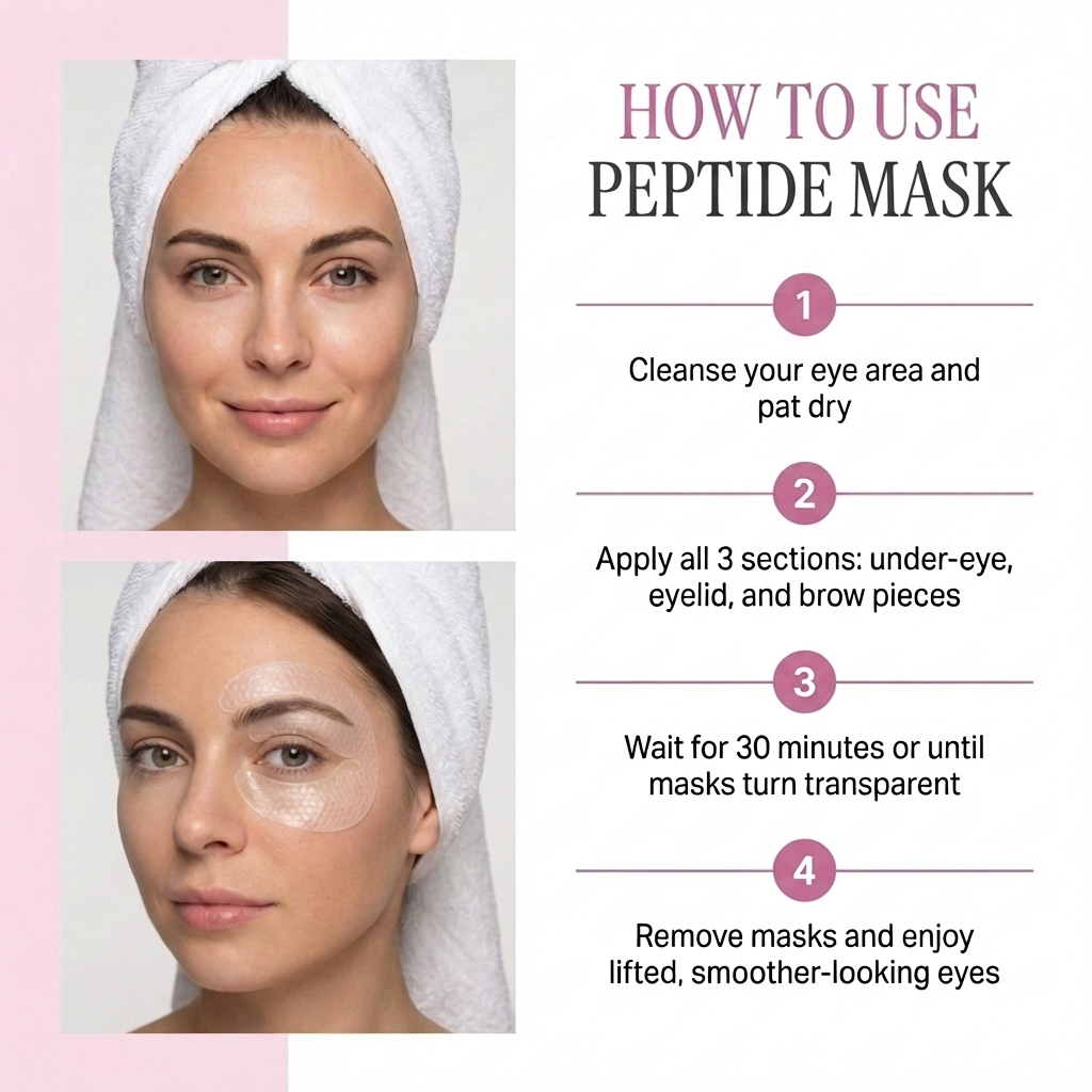 Crepey Under-Eyes Begone | LEVPLUS Deep Peptide Collagen Mask
